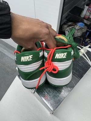 Nike Dunk Low Off-White Pine Green Men's Low Top Sneaker Green