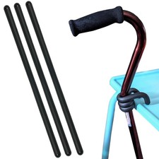 BTREEFLO Cane Holder 3 Pack - Black Walking Stick  Crutch Stand