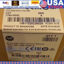 Allen-Bradley 1764-MM2 MicroLogix 1500 16 KB Memory 1764MM2 NEW US Free Tax