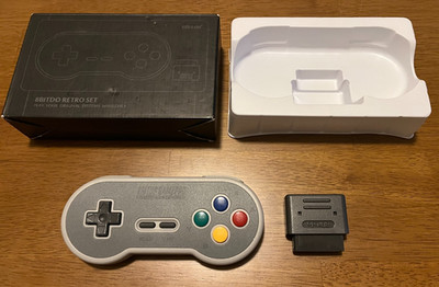 8bitdo SF30 SN30 Bluetooth Gamepad - Analogue Super NT Variant for SNES or SFC