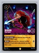 Merida - Wisp Conjurer 50/204 Legendary Attack of the Vine Lorcana Near Mint