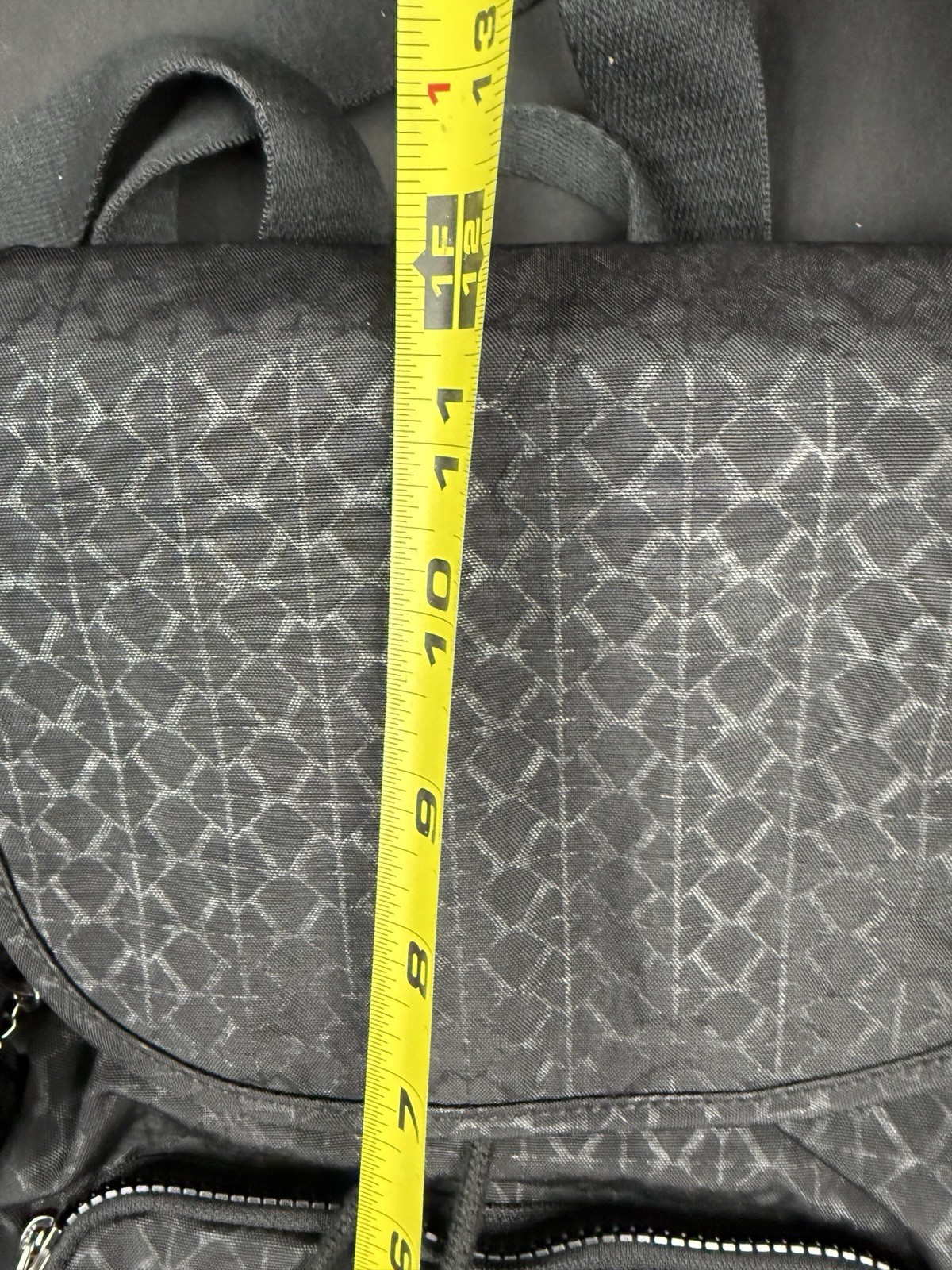 Kipling BlackNylon Mini Drawstring Backpack Front… - image 11