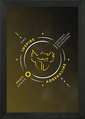 Kriegerleben GW2 Gerahmtes Wandbild Poster Leinwanddruck Bild
