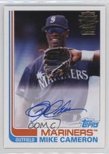 2021 Topps Archives Fan Favorite Auto 1982 Topps Mike Cameron #FFA-MC Auto 01ck