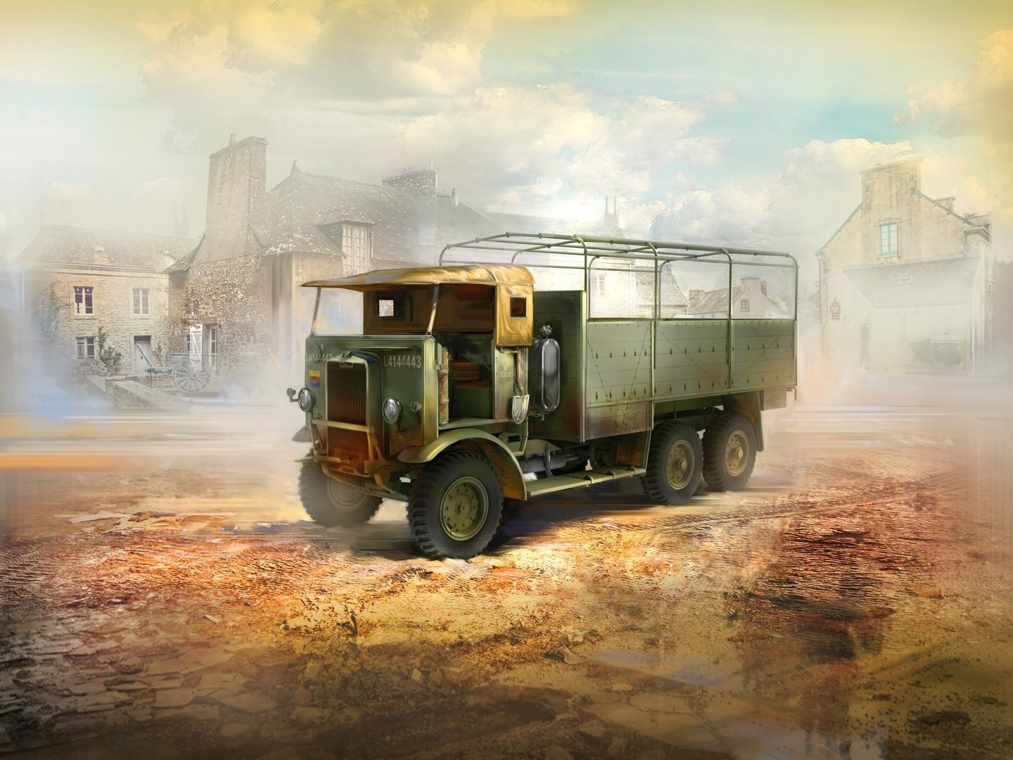 ICM 1:35 Leyland Retriever General Service (Early Production) WWII British Tr...