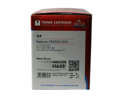 EMSTAR - Toner Cartridge H649 ersetzt HP CB435A / 35A, 9004987096972