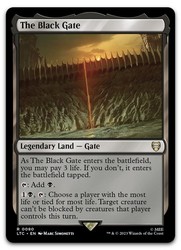 The Black Gate - Commander: The Lord of the Rings: Tales of Middle-earth