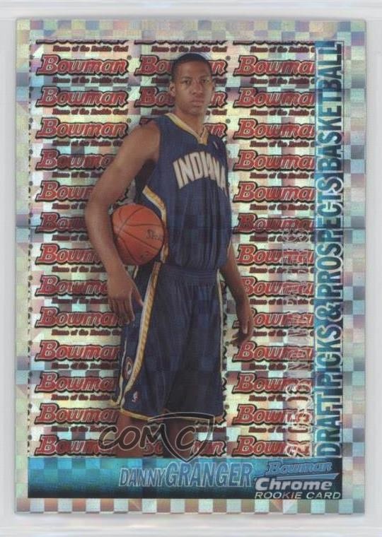2005-06 Bowman Draft Chrome X-Fractor 12/150 Danny Granger #112 Rookie RC s1i