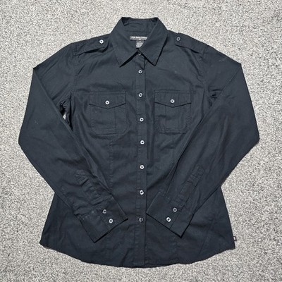 Ralph Lauren Womens Cotton Oxford Shirt Black Size Medium