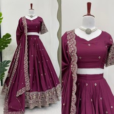 LEHENGA CHOLI INDIAN BOLLYWOOD WEDDING PARTY PAKISTANI WEAR READYMADE