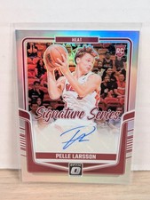 Pelle Larsson 2024-25 Donruss Optic Signature Series Auto Holo Silver RC Rookie