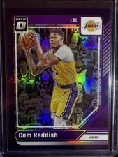 2024-25 Optic Cam Reddish Purple Holo Prizm – Lakers Parallel #3 Color Match
