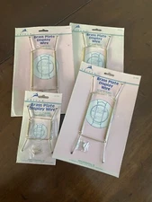 TRIPAR Brass Plate Display Wire Vinyl Coated Tips Plate Hangers - Lot of 4