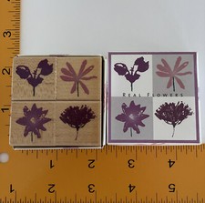Small Real Flowers Rubber Stamp Set by Hero Arts