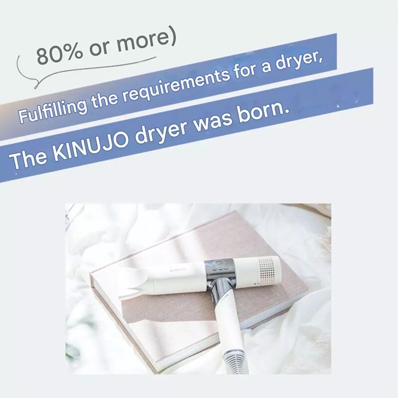 KINUJO KH201 Hair Dryer Silk Negative Ion Quick Dry AC100V Japan