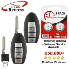 2 For 2007 2008 2009 2010 2011 2012 Nissan Sentra Keyless Entry Key Fob Remote