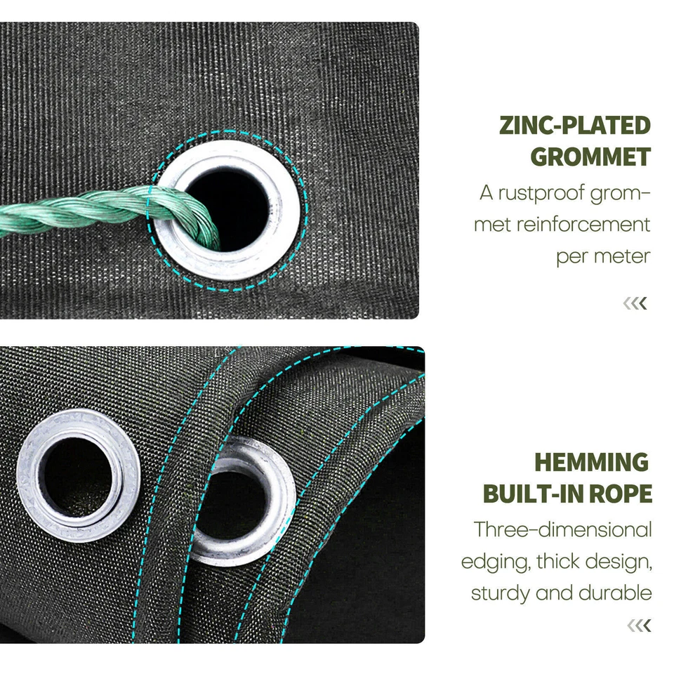 16 унций водонепроницаемый сверхпрочный брезент брезент для кемпинга сада тент - Изображение 4 из 4