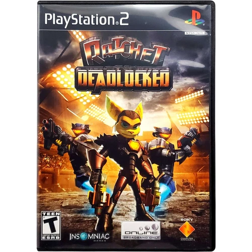 Ratchet Deadlocked - Sony Playstation 2 PS2 Pristine Tested 1Y Guarantee
