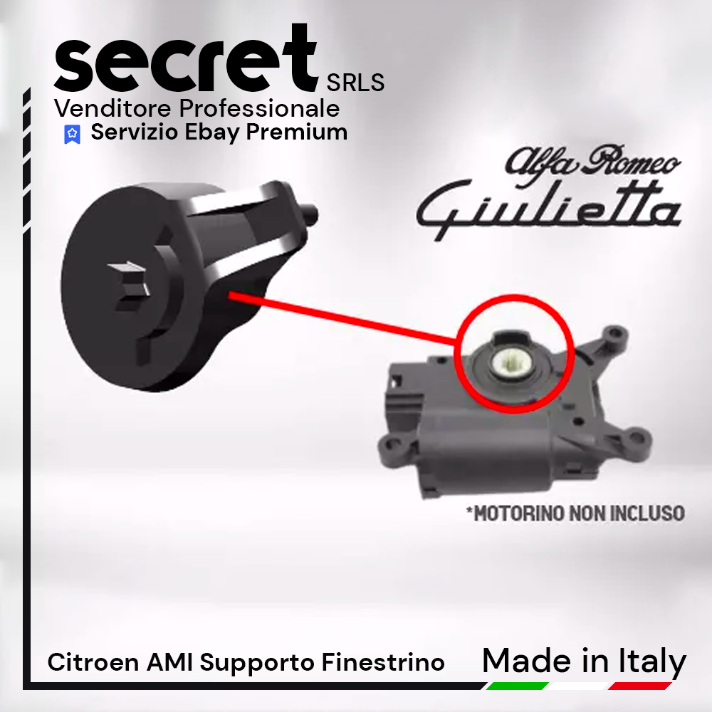 Leva Ricircolo Aria Per Alfa Romeo Giulietta - Giunto Motorino Valvola Miscelazione, In ABS - Foto 10