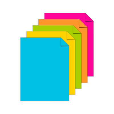 PRINTER COPY COLORED PAPER Bright Laser Inkjet Copier 100 Sheets 8.5'' x 11''