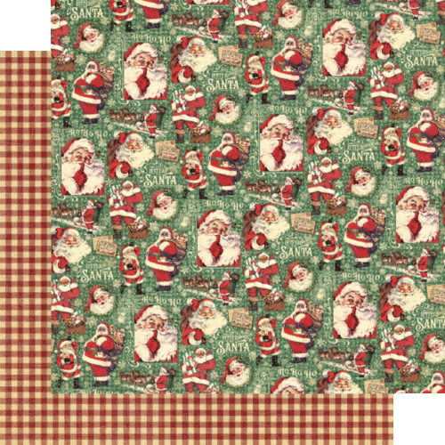 GRAPHIC 45 "LETTERS TO SANTA" 8X8 PAPER PACK 24 SHEETS CHRISTMAS SCRAPJACK'S - Picture 7 of 9