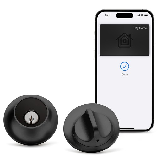 Level Lock+ Smart Lock Plus Apple Home Keys Apple HomeKit (Matte Black)