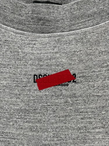 Dsquared2 Women’s Jersey Logo Dress Grey Sweater Medium B3 - Picture 2 of 8