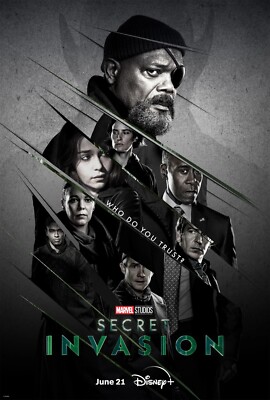 2023 Secret Invasion Movie Poster 11X17 Samuel L Jackson Nick Fury Avengers  🍿