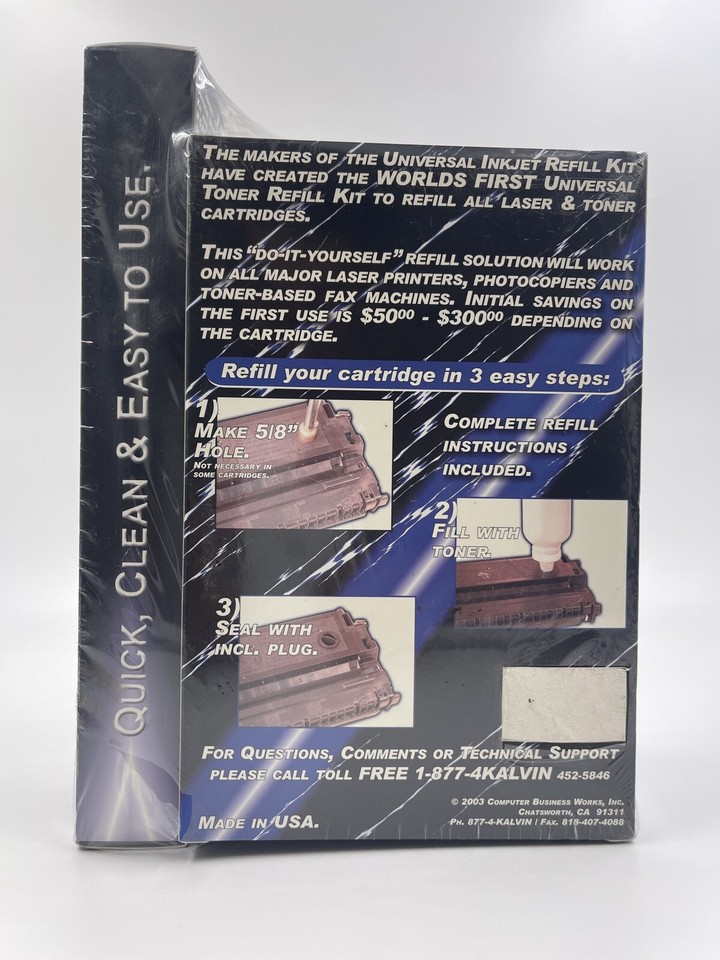 Outil Pour Percer Les Cartouches De Toner - Kit De Rechargement Amérique Du Nord/Centrale - ReChargX