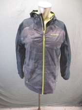 Columbia Size L Boys Gray 100 Nylon Full Zip Thermal Coil Insulated Jacket 236