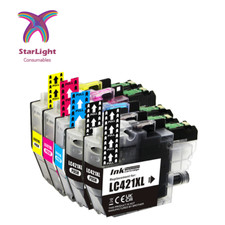 5 Ink Catridge LC421XL Fits For Brother DCP-J1050DW J1140DW MFC-J1010DW