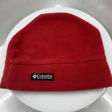 Columbia Sportswear Red Fleece Beanie Size Toddler One Size