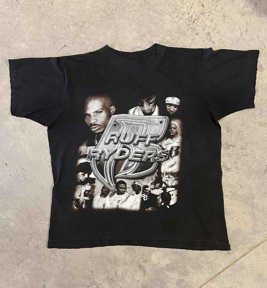 Vintage Ruff Ryders Cash Money Rap Tee DMX Lil Wayne Mannie Fresh