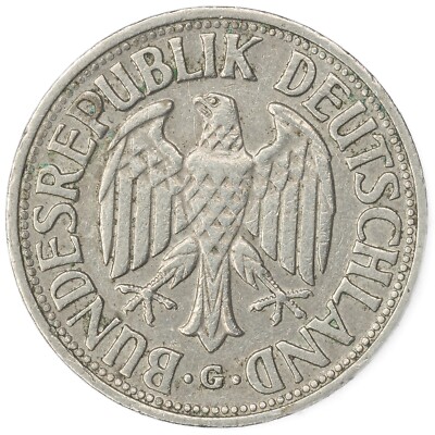 1950 G Germany 1 Deutsche Mark Coin | eBay