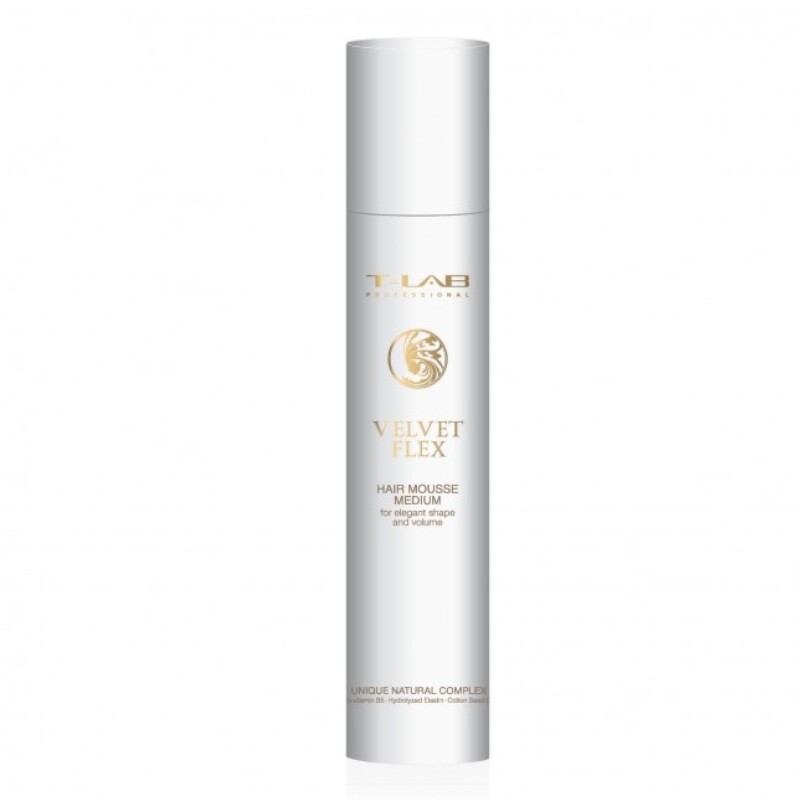 T-LAB Velvet Flex Hair Mousse 300ml - Il Segreto per Capelli Instagrammabili