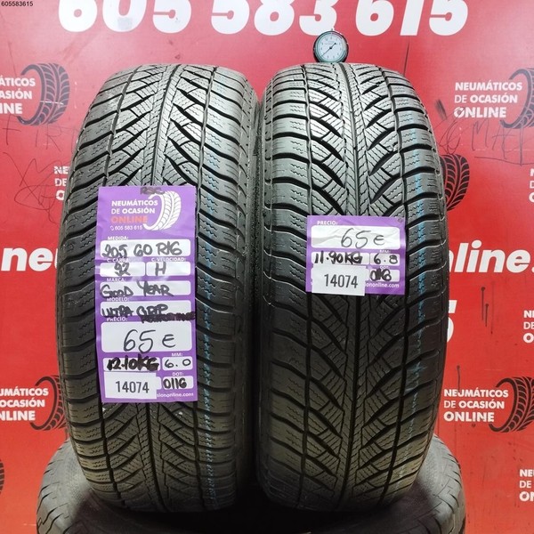 2x 205 60 R16 92H GOODYEAR ULTRA GRIP PERFORMANCE RSC 6.0/6.8MM REF. 14074