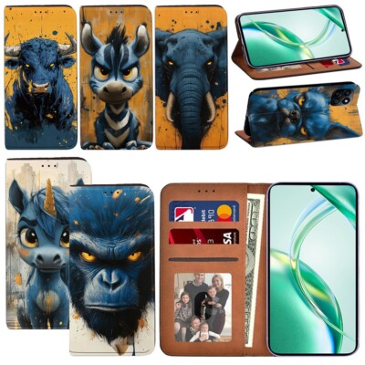 UK bedruckte PU Leder Handy Abdeckung Etui für Honor 8A/8S/9X/200/20/70 Lite