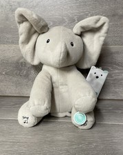 Gund 12" Animated Flappy The Elephant Stuffed Animal Baby Plush Toy - Gray