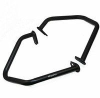Passt FüR Royal Enfield Himalayan Motor SchutzbüGel Crash Bar Set Schwarz Ecs