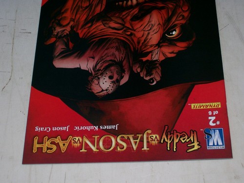 Freddy vs Jason vs Ash #2 NM unread DC Wildstorm Dynamite 2008 - Picture 3 of 4