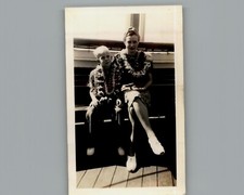 Antique 1940's Taking A Day Cruise - Black & White Photography Photo