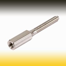 NICKEL PLATED EXTENSION STUD M3.5mm  Switch / Socket Screw Extender x 10 Pack