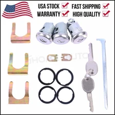 Lock Cylinder Set For Doors and Trunk with Keys For Chevy for Pontiac 605533
