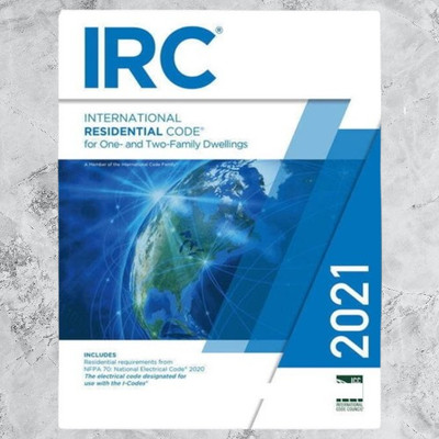 IRC 2021 International Residential Code 2021 Paperback Fast Delivery