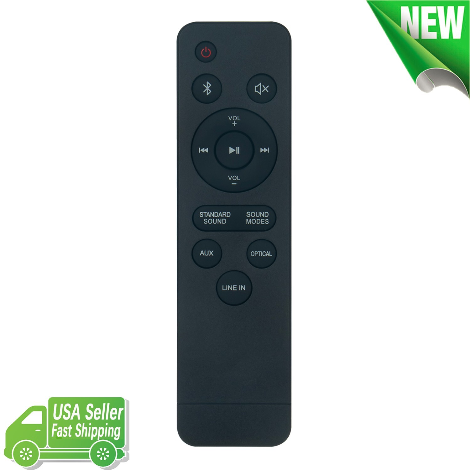 100019624 Replaced Remote Control for ONN Soundbar 100020788 100008045 100024201