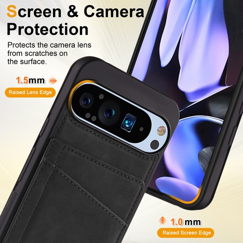 For Google Pixel 9A/9 Pro XL/8/8A Magnetic Leather Card Wallet Case Stand Cover - 第 14/44 張圖片