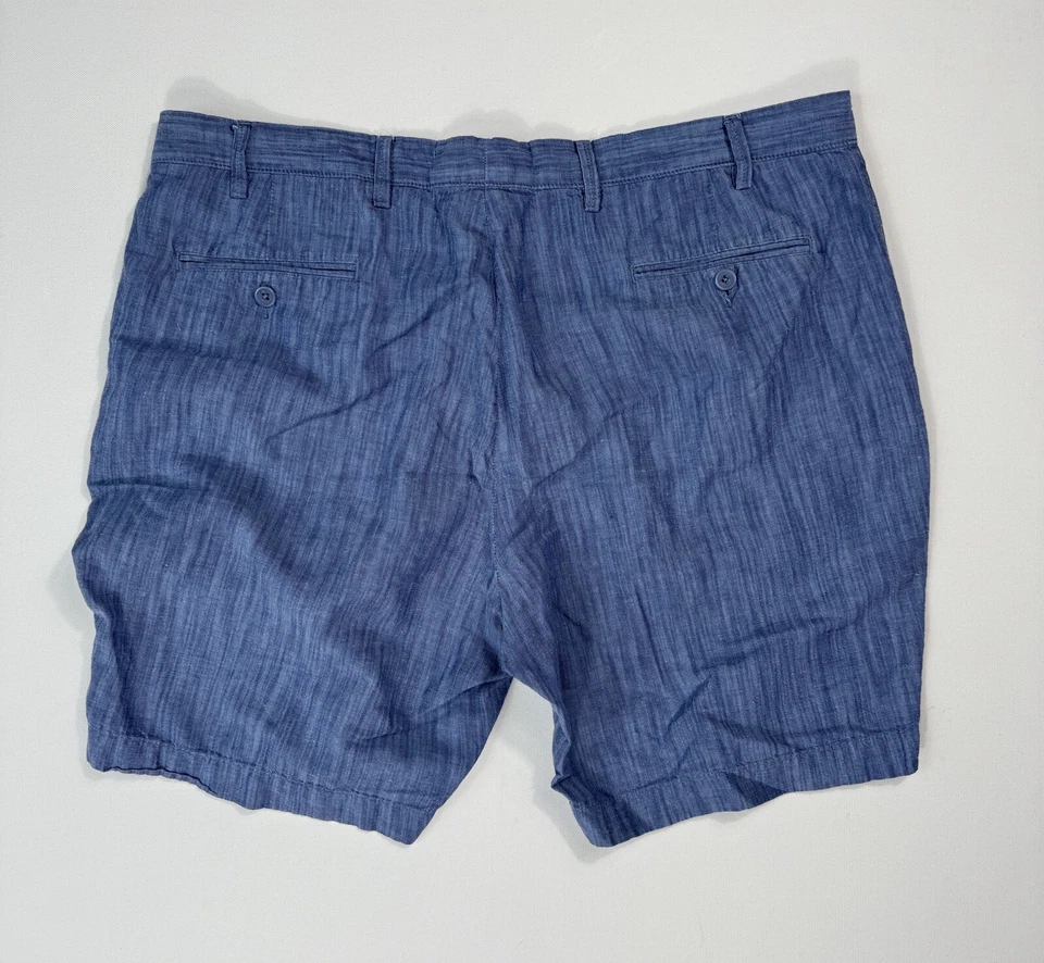 Shorts The Mens Store Bloomingdale’s 40x9 mistura de linho preppy leve moderno - Imagem 2 de 4