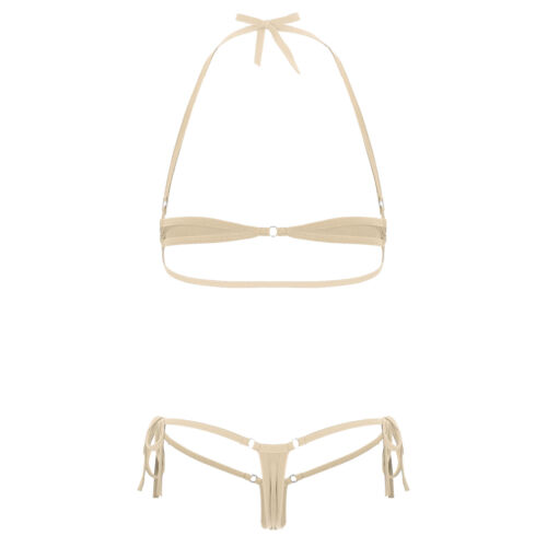 Micro Bikini Extreme Bra G String Thong Bikini Set Sexy Bathing Suit for AU - Picture 118 of 121