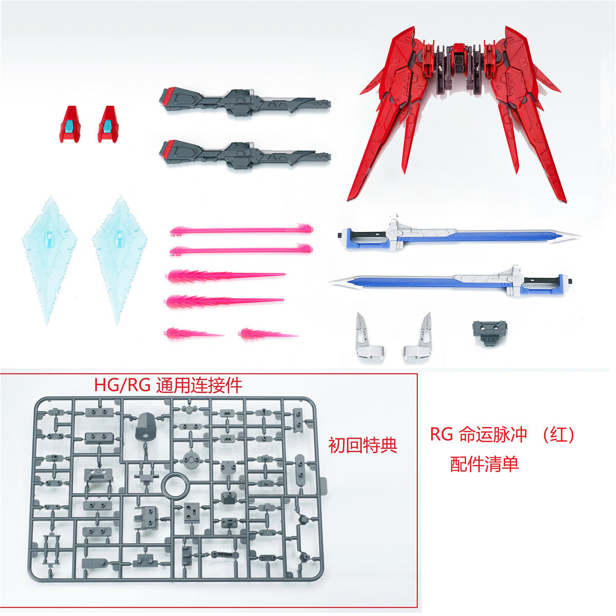 EW Destiny Impulse Expansion set R for RG HG 1/144 Impulse Strike