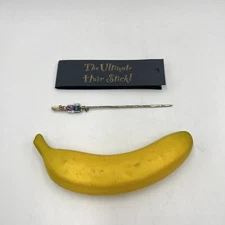 Sterling Silver Ultimate Hair Stick Passiko True Designer Art Glass Beads 6” 925